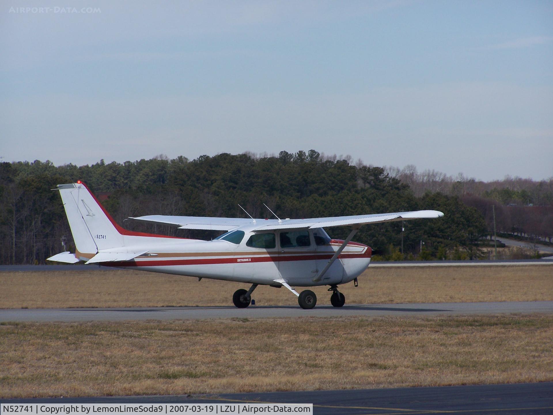 N52741, 1981 Cessna 172P C/N 17274596, This was taken at LZU