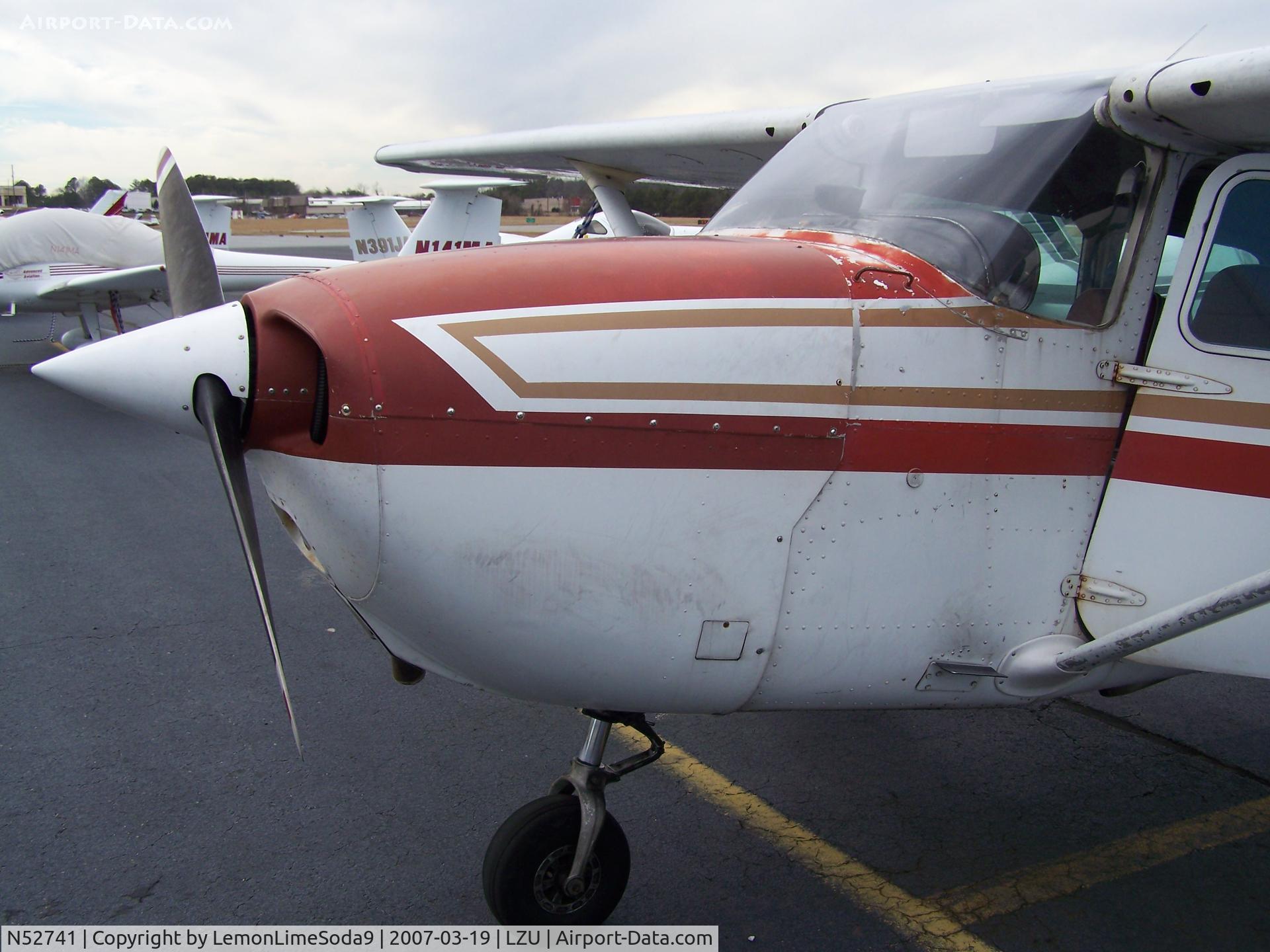N52741, 1981 Cessna 172P C/N 17274596, This was taken at LZU