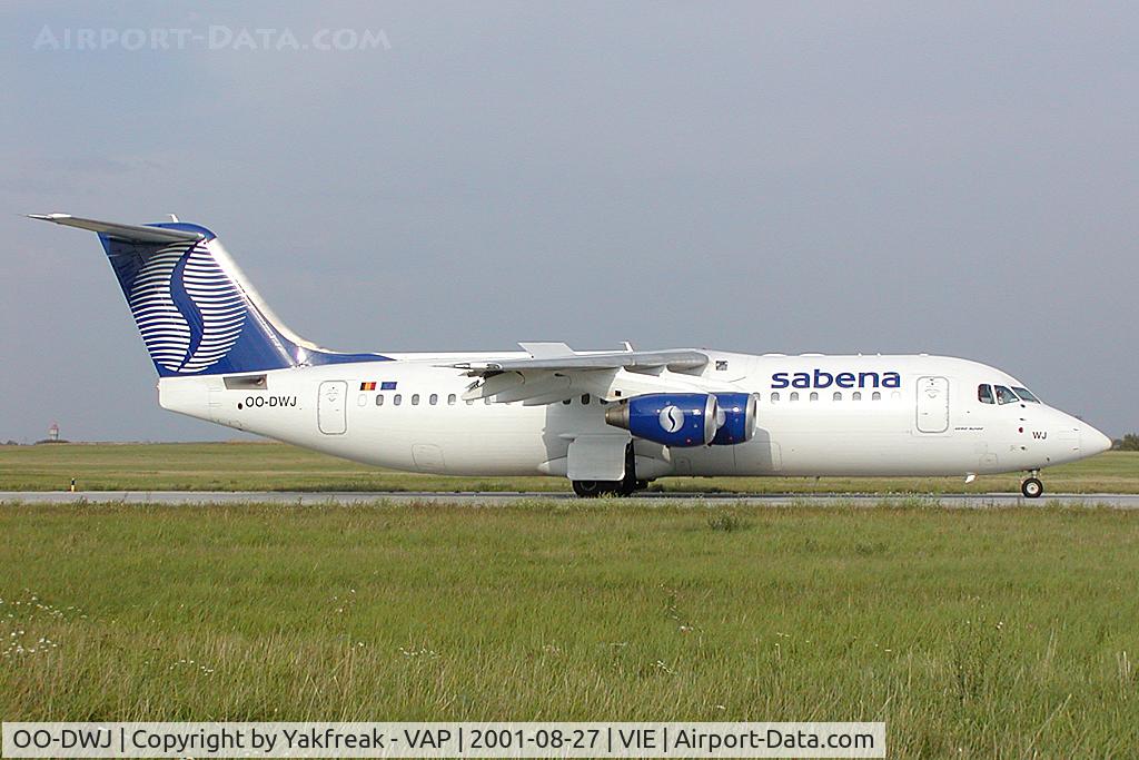 OO-DWJ, 1999 British Aerospace Avro 146-RJ100 C/N E3355, Sabena Bae146