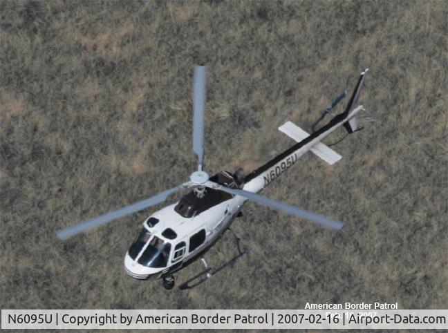 N6095U, 1993 Eurocopter AS-350B-2 Ecureuil Ecureuil C/N 2699, Flying near border and Coronado Natl Monument