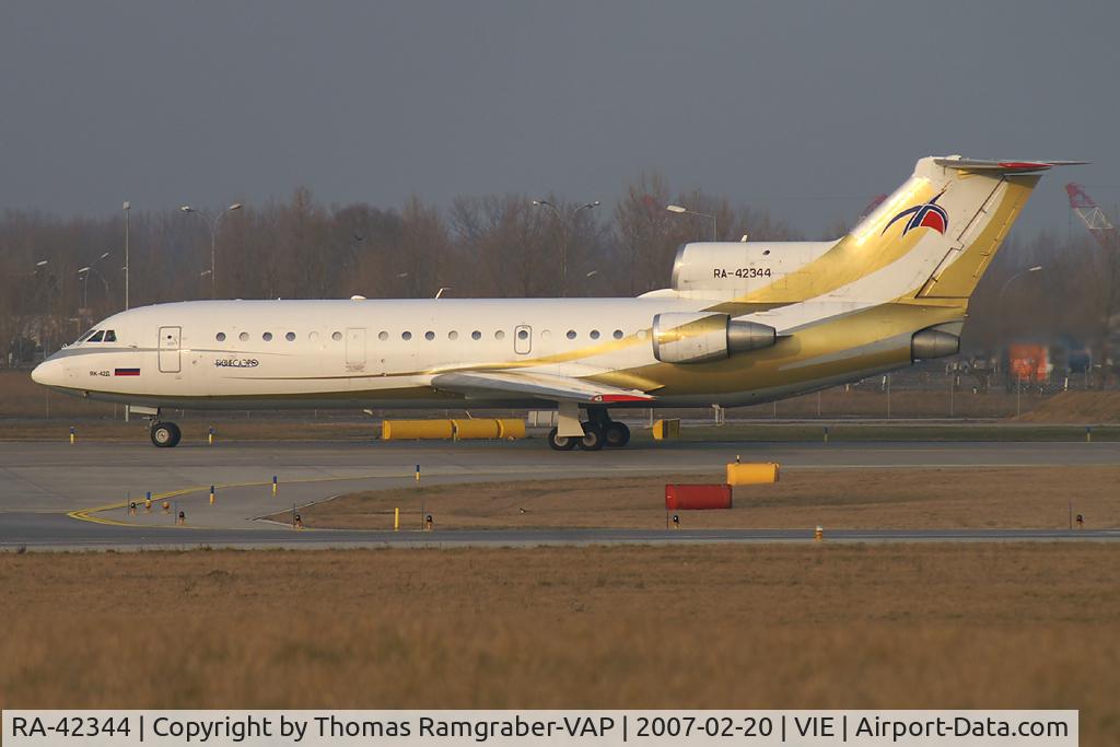 RA-42344, 1987 Yakovlev Yak-42D C/N 4520422708295, Yak Service Yakovlev42