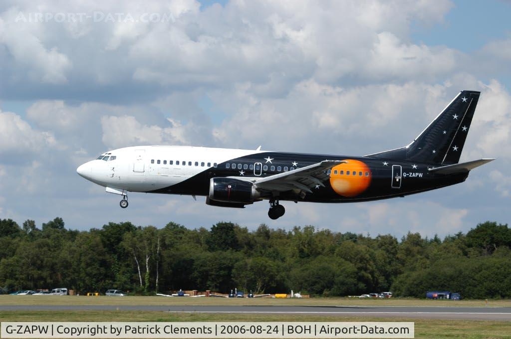 G-ZAPW, 1988 Boeing 737-3L9 C/N 24219, 737