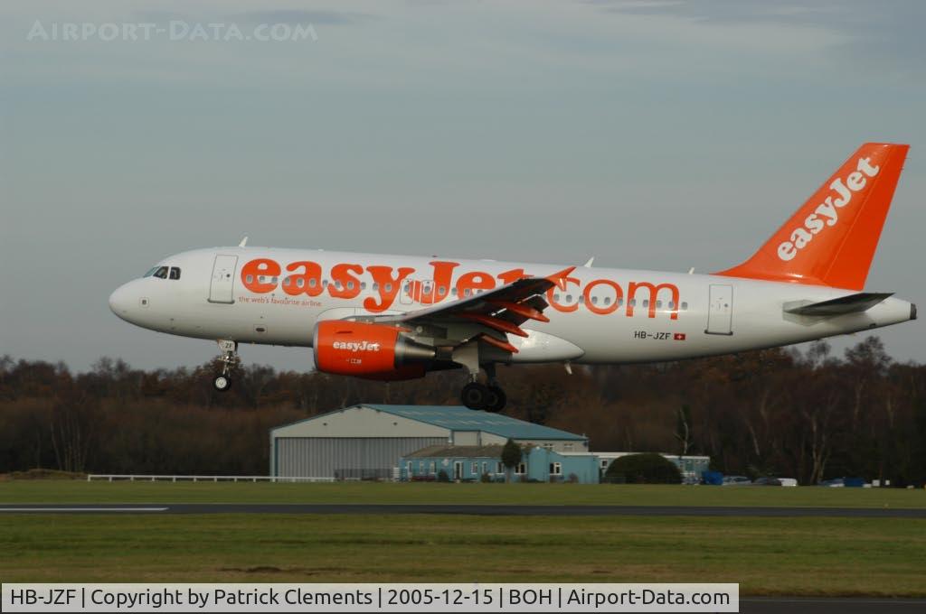 HB-JZF, 2004 Airbus A319-111 C/N 2184, EASYJET A319