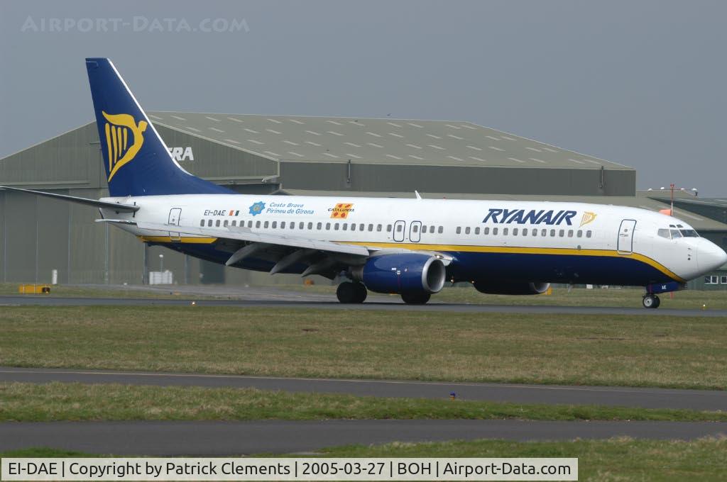 EI-DAE, 2002 Boeing 737-8AS C/N 33545, RYANAIR 737 800