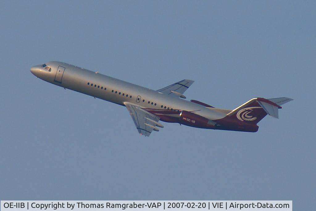 OE-IIB, 1992 Fokker 100 (F-28-0100) C/N 11403, International Jet Management Fokker 100