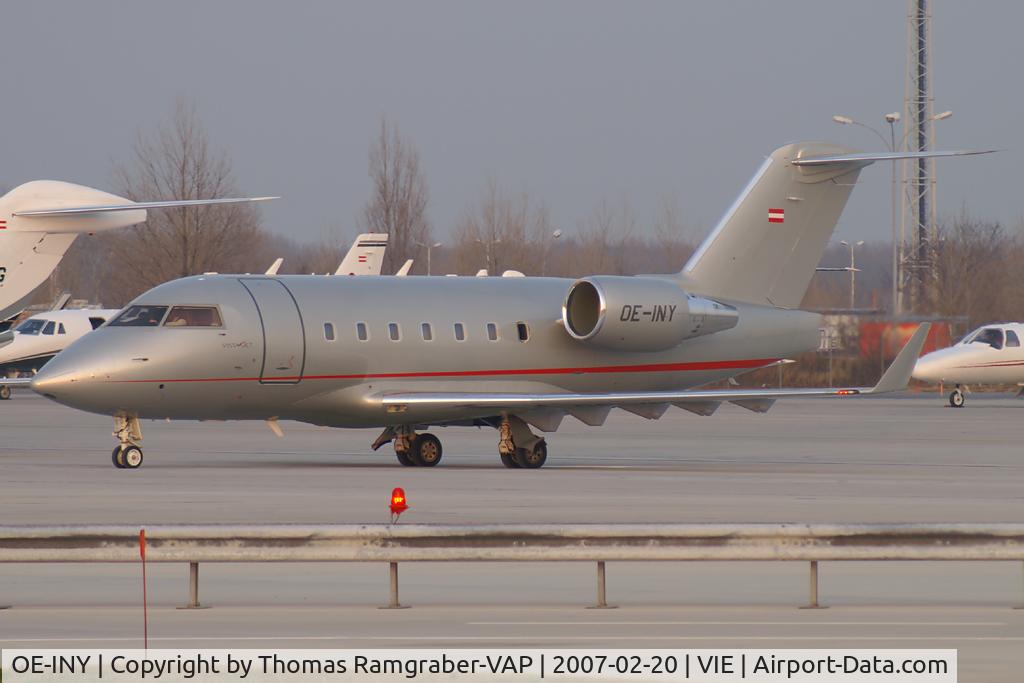 OE-INY, 2006 Bombardier Challenger 604 (CL-600-2B16) C/N 5644, Vista Jet Canadair CL600 Challenger