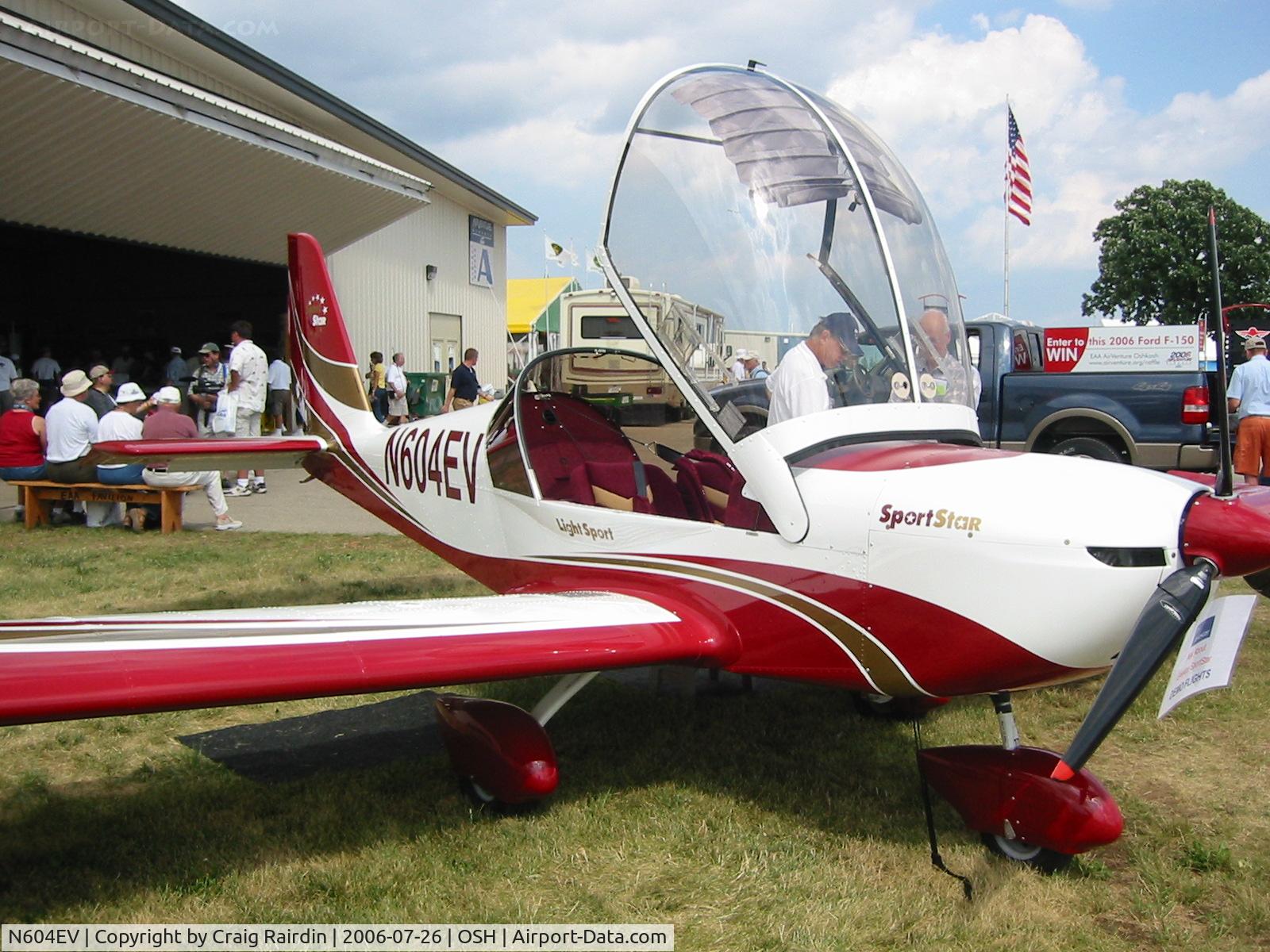 N604EV, 2006 Evektor-Aerotechnik SPORTSTAR C/N 20060606, Oshkosh 2006