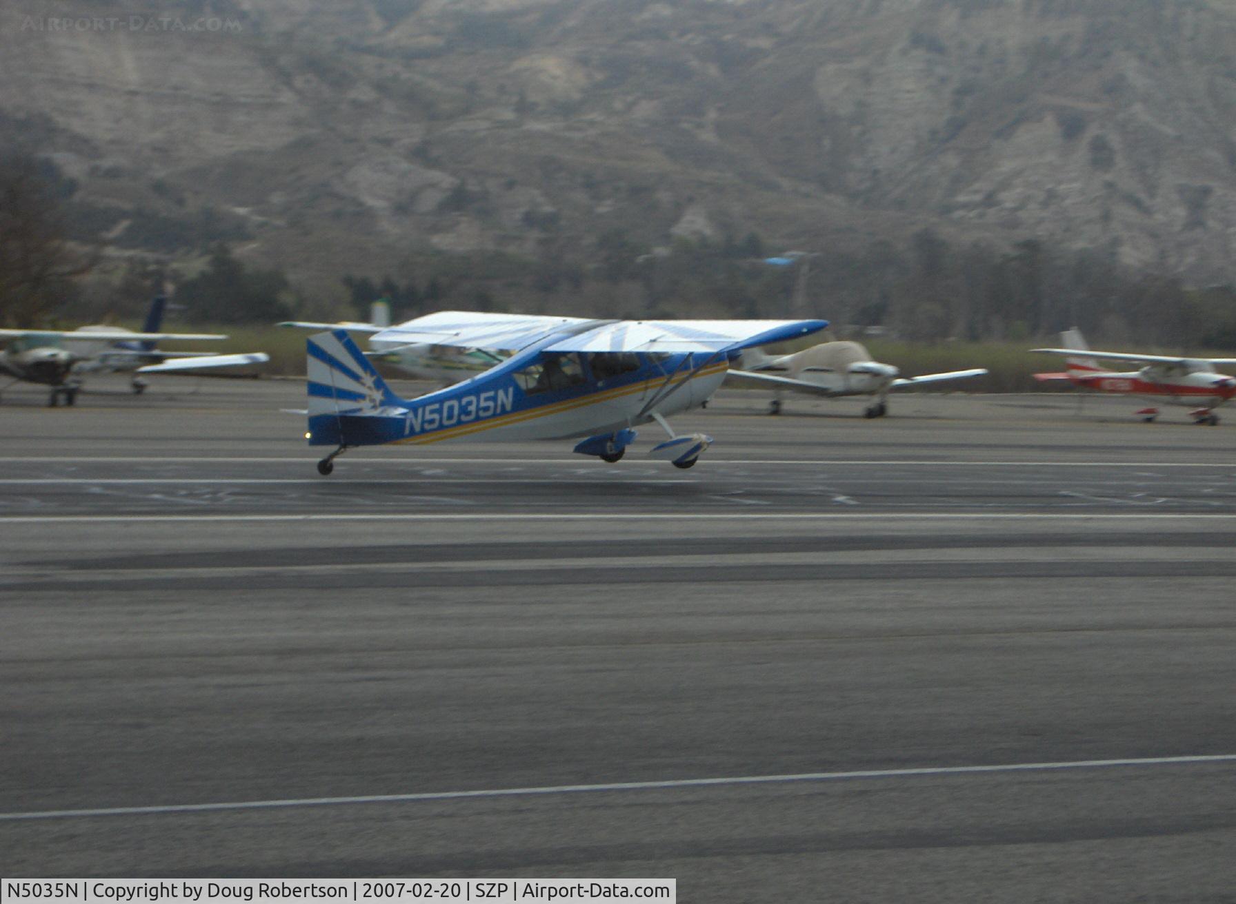 N5035N, 1978 Bellanca 8KCAB Decathlon C/N 470-79, 1978 Bellanca 8KCAB DECATHLON, Lycoming AEIO-320 150 Hp, CS prop, near symmetrical wing airfoil, rated +6g -5g, landing rwy 22