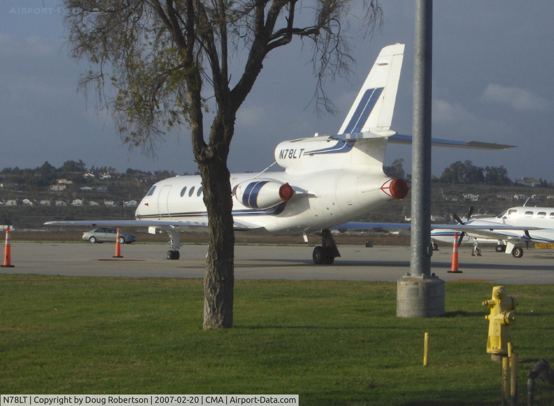 N78LT, 1982 Dassault-Breguet Falcon 50 C/N 75, 1982 Dassault-Breguet MYSTERE-FALCON 50 extended range, 3 Garrett TPE731-3 3,700 lb st turbofans, thrust reverser on center engine, max cruise 546 mph (mach 0.82), range 3,910 miles