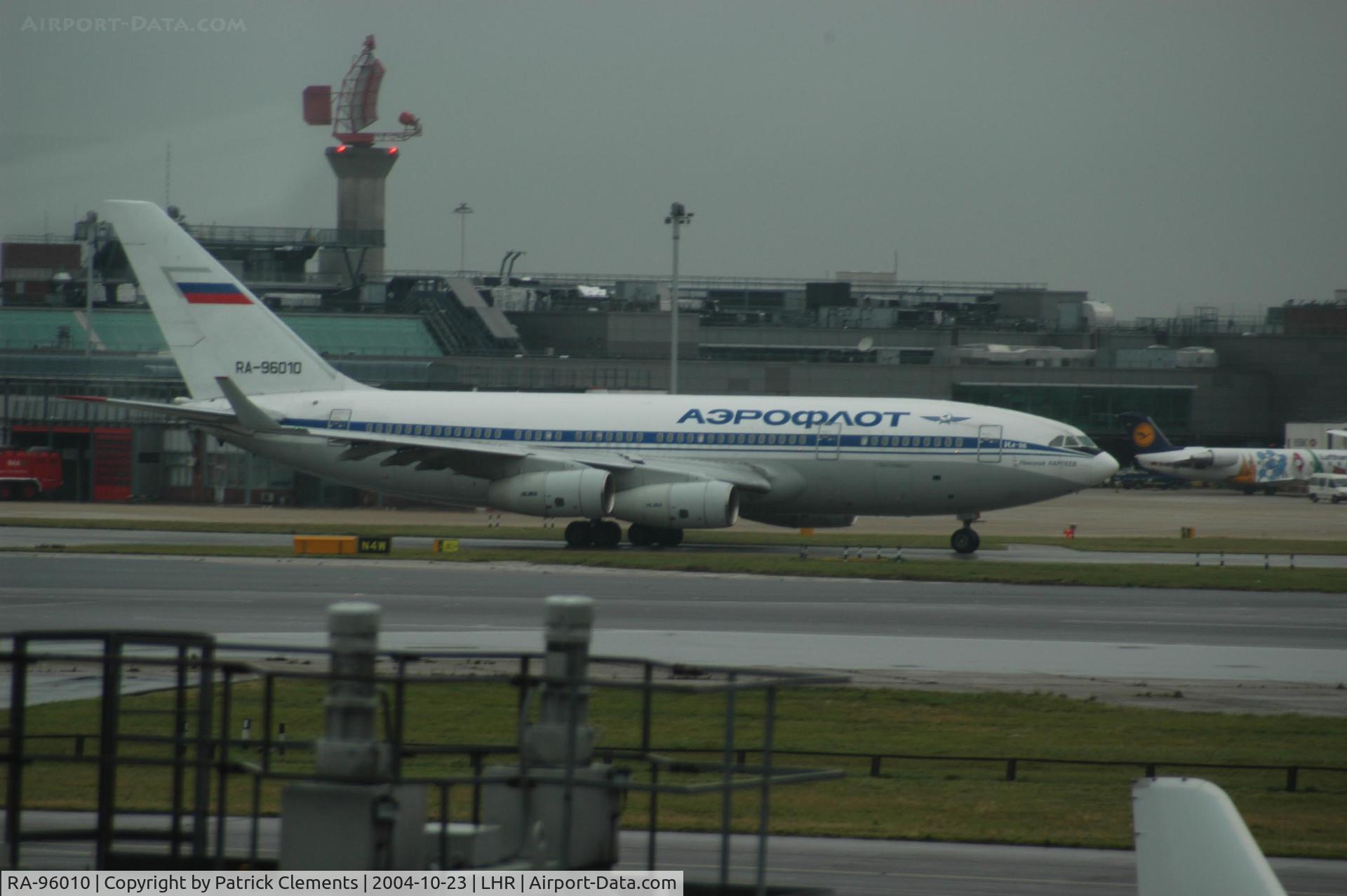RA-96010, 1994 Ilyushin Il-96-300 C/N 74393201007, AEROFLOT ILYUSHIN 96-300
