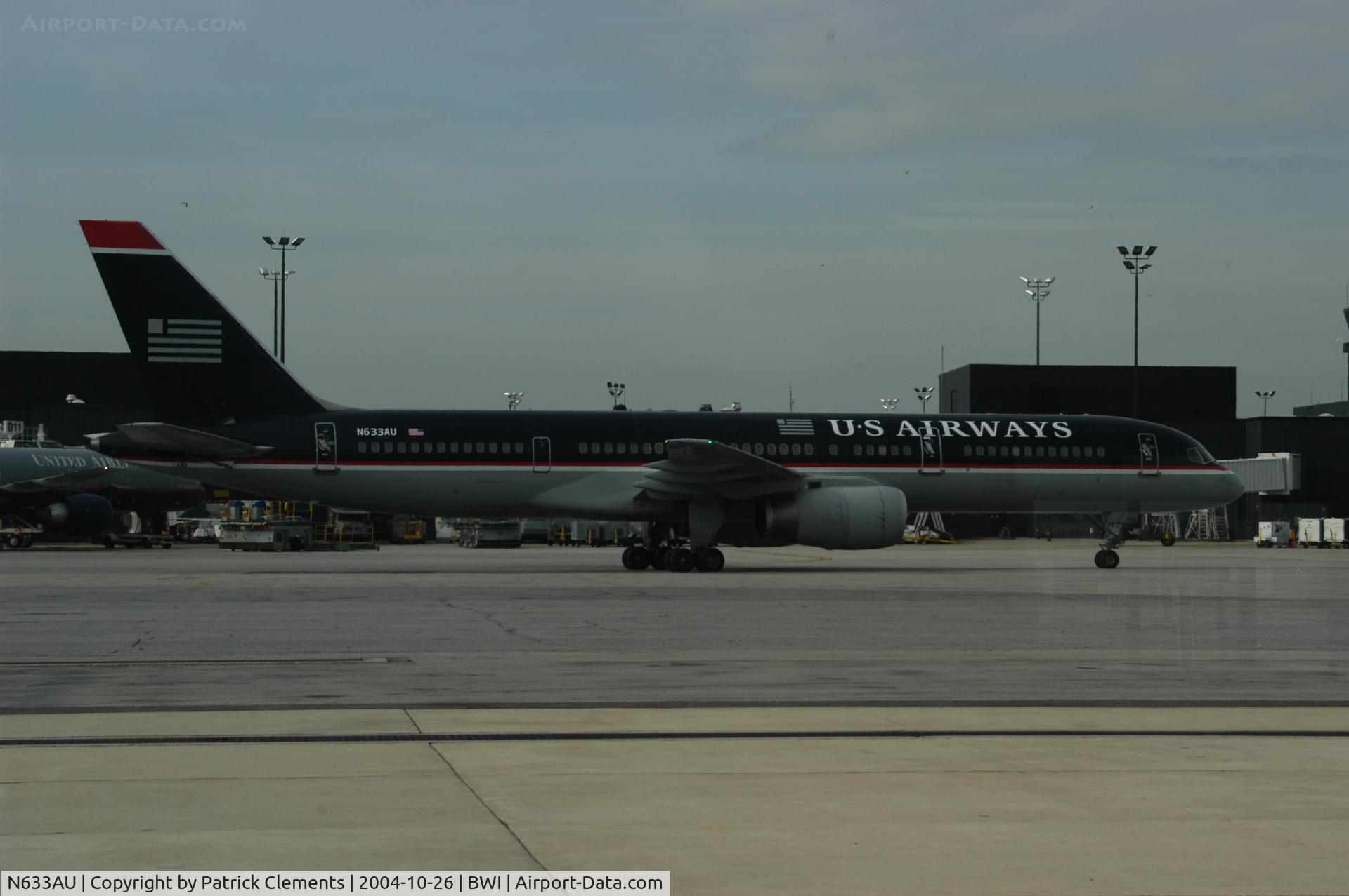 N633AU, 1995 Boeing 757-2B7 C/N 27811, US AIRWAYS 757