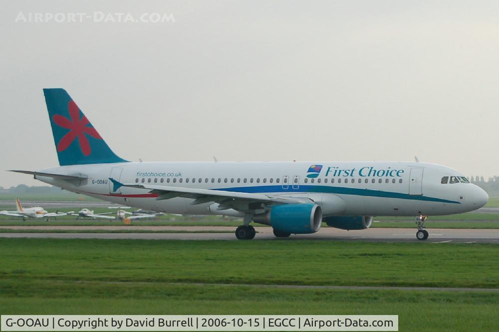 G-OOAU, 2001 Airbus A320-214 C/N 1637, First Choice - Taxiing
