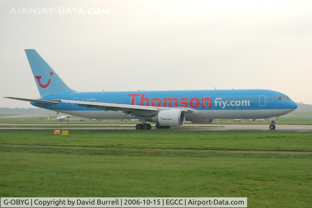 G-OBYG, 1999 Boeing 767-304 C/N 29137, Thomson - Taxiing