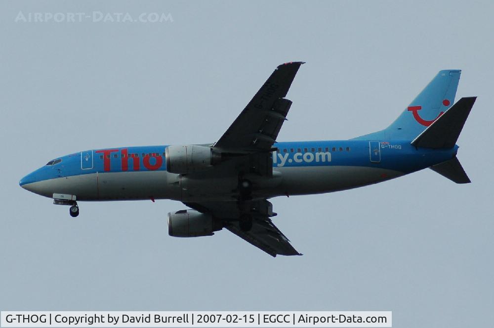G-THOG, 1997 Boeing 737-31S C/N 29057, Thomson - Landing