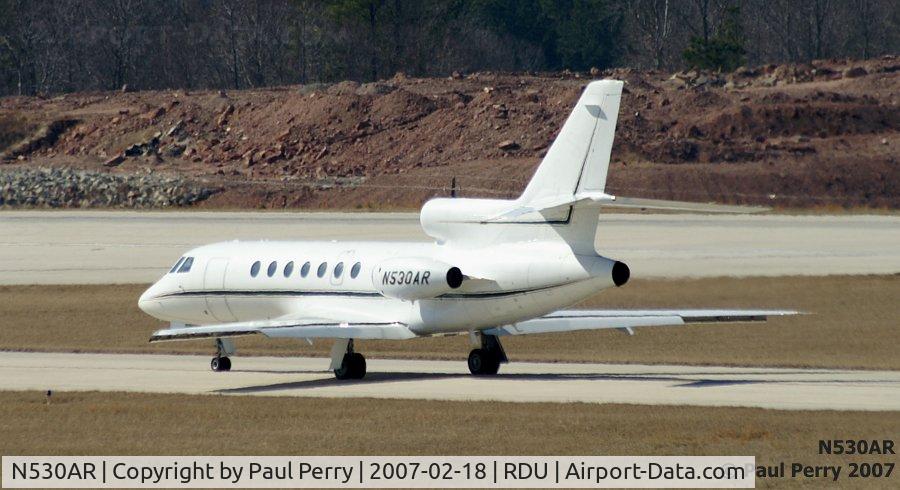 N530AR, 1987 Dassault Falcon 50 C/N 175, Wonder if Dassault ever considered a version with two uprated powerplants instead of this eye-catching arrangement?