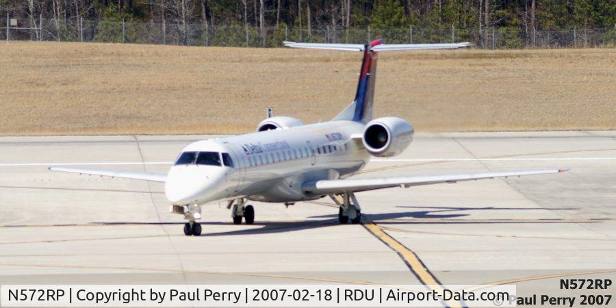 N572RP, 2004 Embraer EMB-145LR C/N 14500828, Delta Connection in, and a familiar airframe to boot