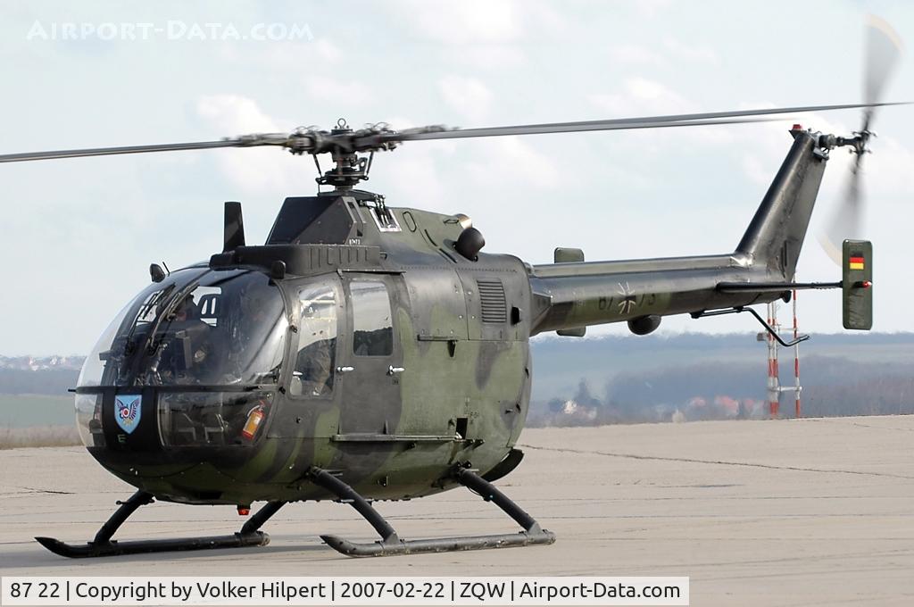 87 22, MBB Bo.105P C/N 6122, MBB Bo 105 German Army