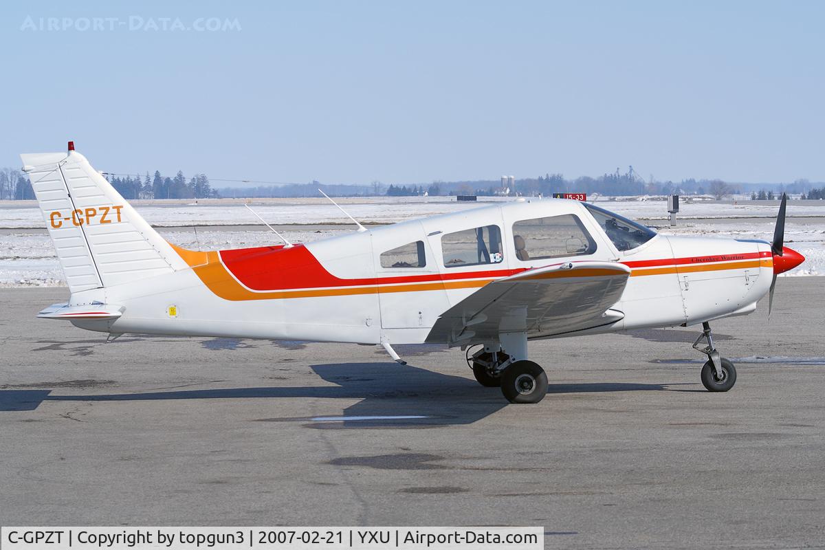 C-GPZT, 1976 Piper PA-28-151 C/N 28-7615367, Parked at ESSO ramp.