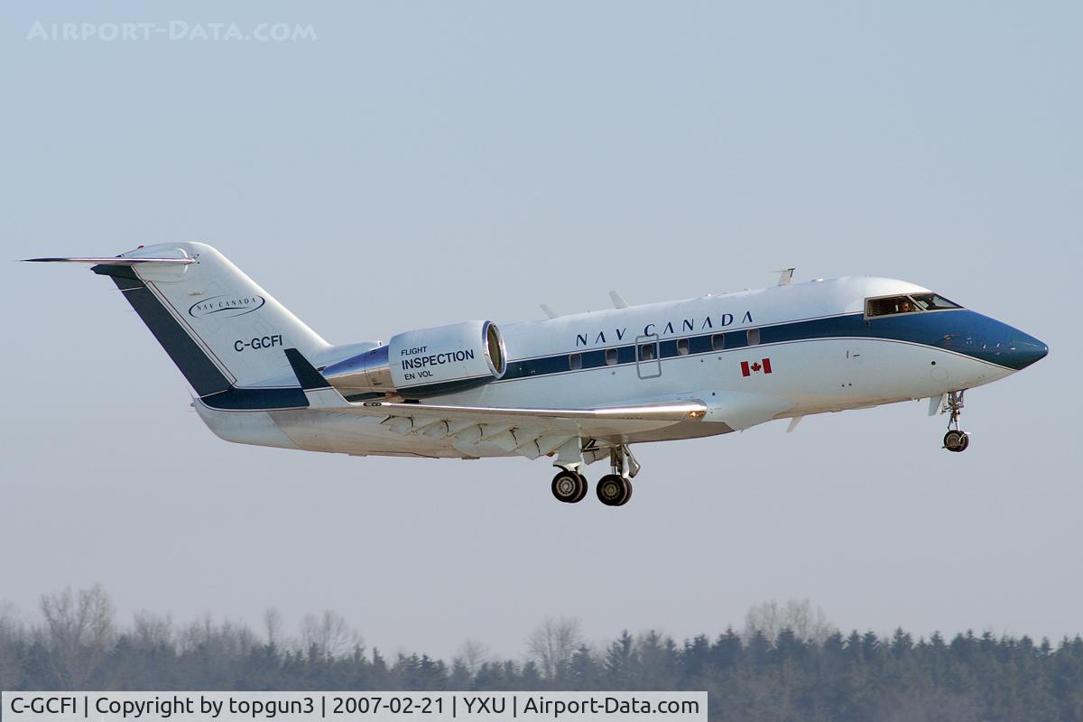 C-GCFI, 1984 Canadair Challenger 601 (CL-600-2A12) C/N 3020, Taking off RWY15.