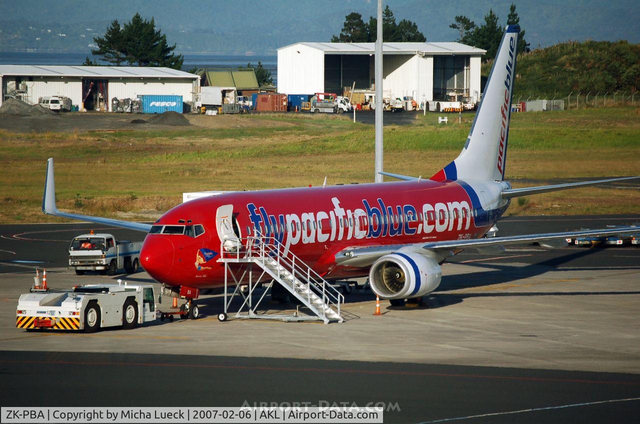 ZK-PBA, 2003 Boeing 737-8FE C/N 33796, in Auckland