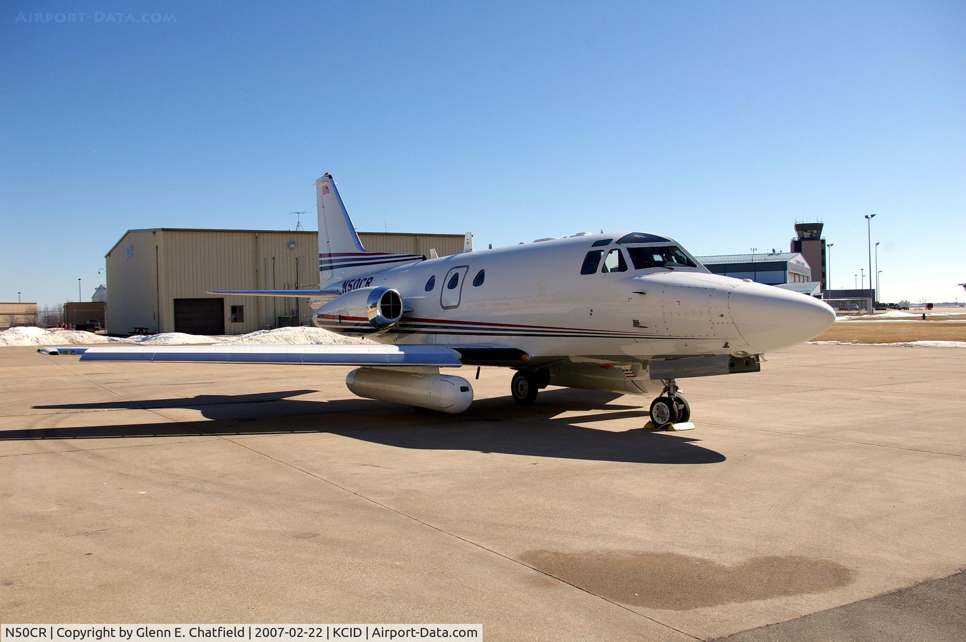 N50CR, 1964 North American NA-265-50 Saberliner C/N 287-1, Underwing pylons with electronics