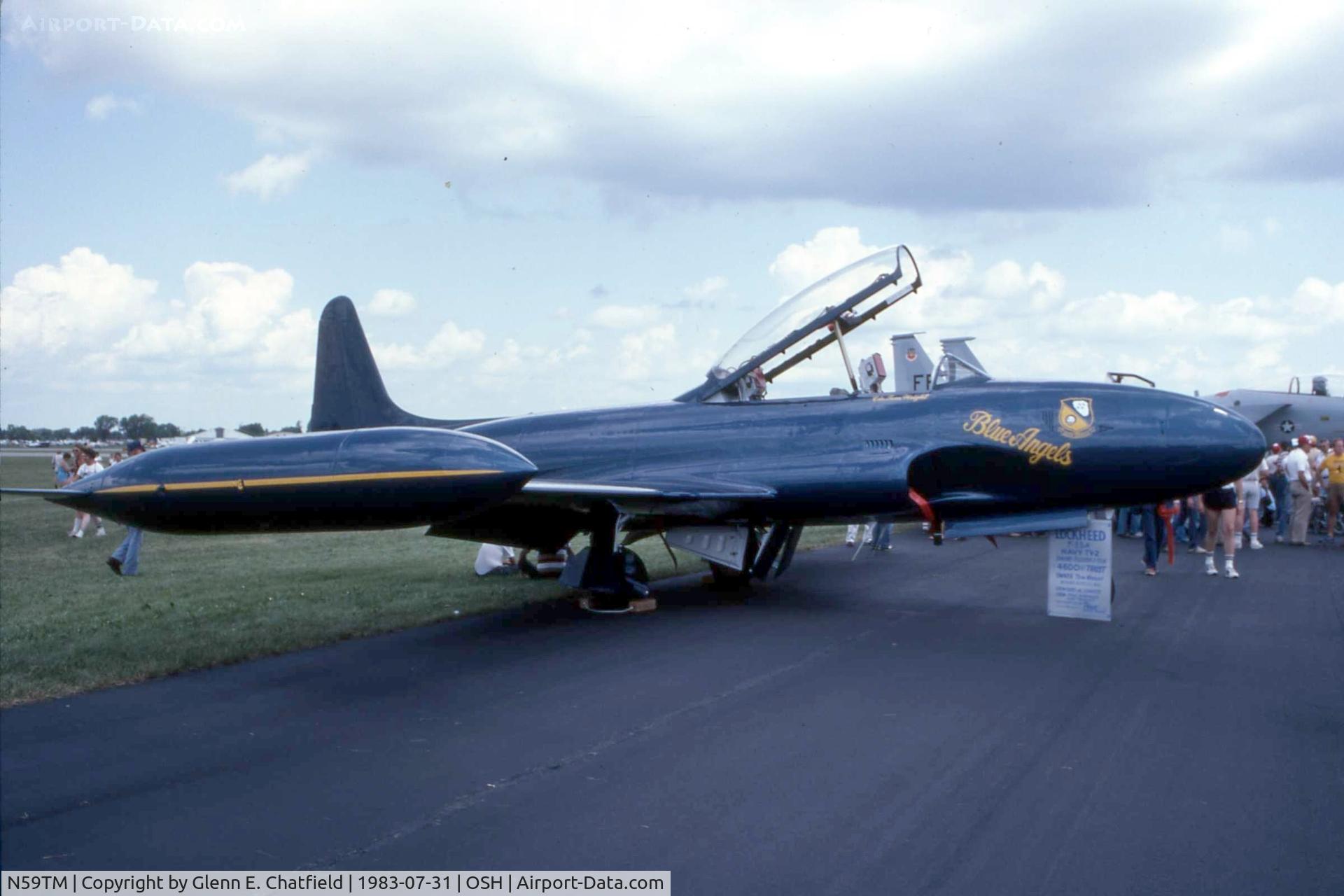 N59TM, Lockheed T-33B Shooting Star C/N 580-6518, At the EAA Fly In
