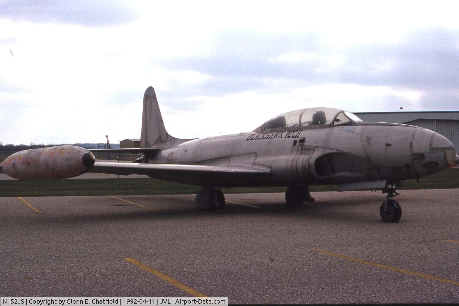 N152JS, Lockheed T-33A Shooting Star C/N 53-4939A, At the Blackhawk Tech Mechanic School
