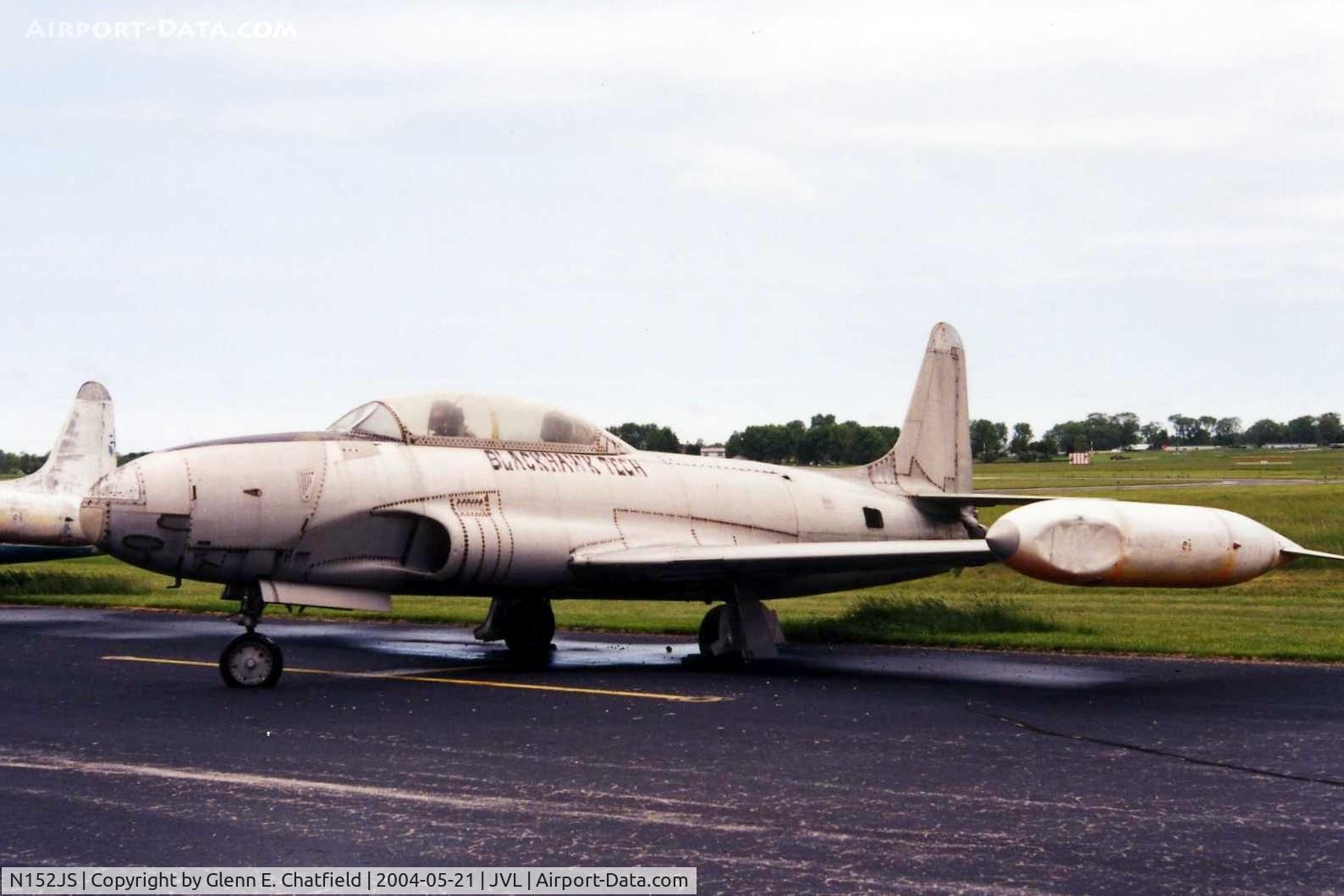 N152JS, Lockheed T-33A Shooting Star C/N 53-4939A, At the Blackhawk Tech Mechanic School