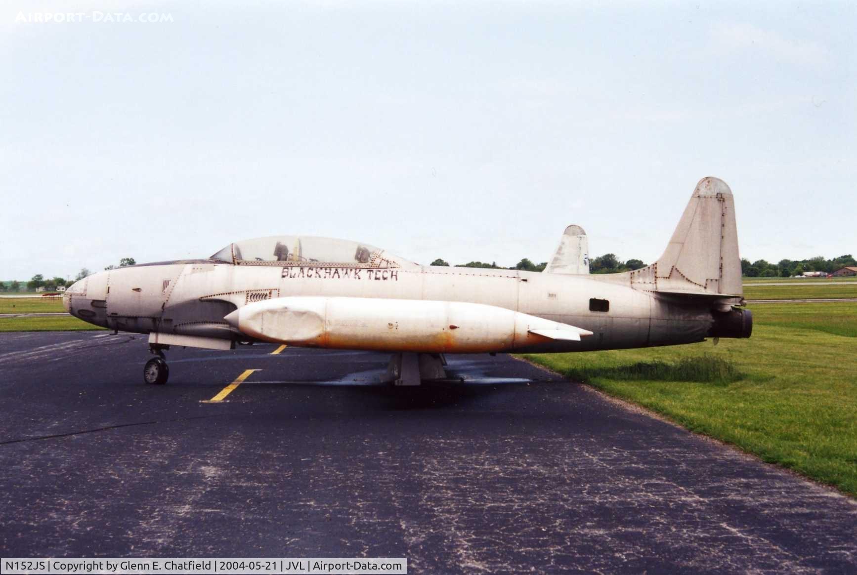 N152JS, Lockheed T-33A Shooting Star C/N 53-4939A, At the Blackhawk Tech Mechanic School
