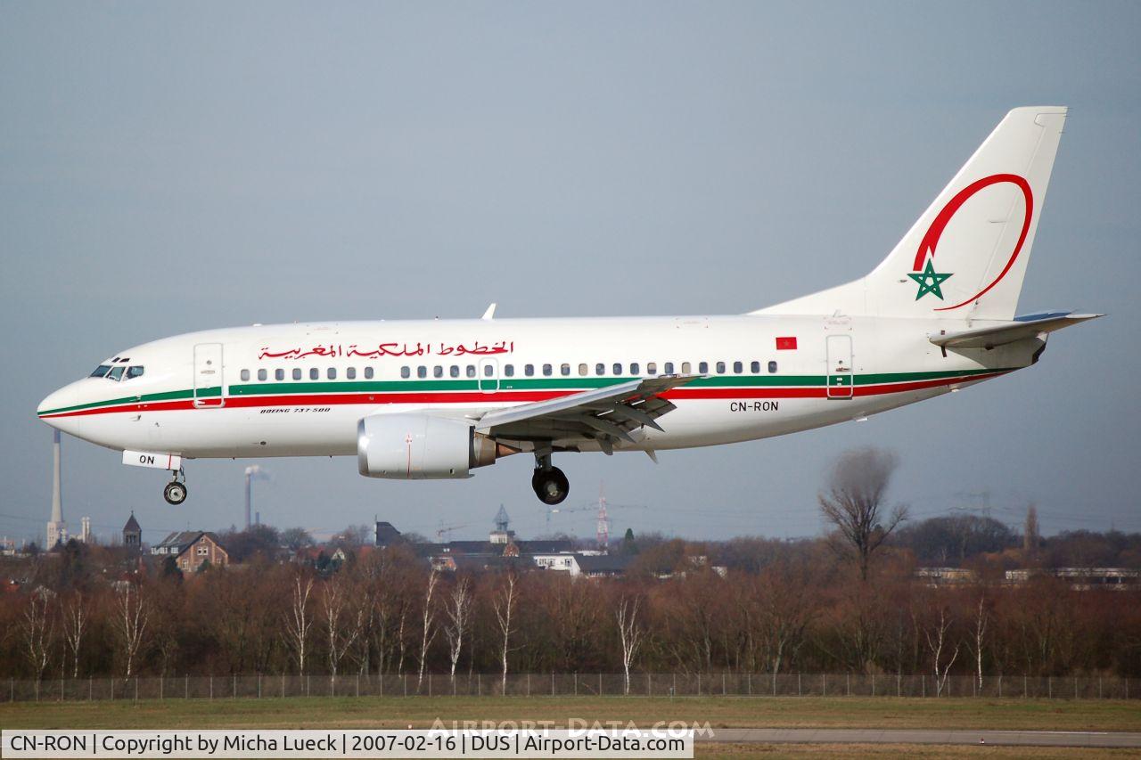 CN-RON, 1990 Boeing 737-505 C/N 24652, On short finals