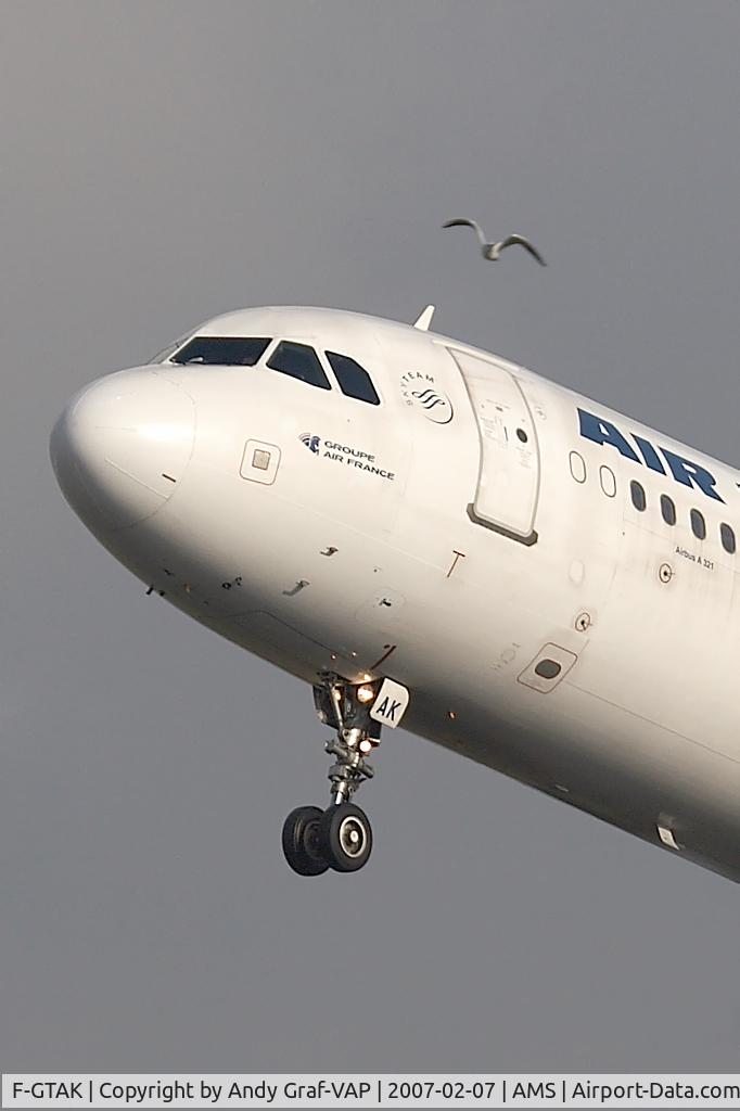 F-GTAK, 2001 Airbus A321-211 C/N 1658, Air France A321