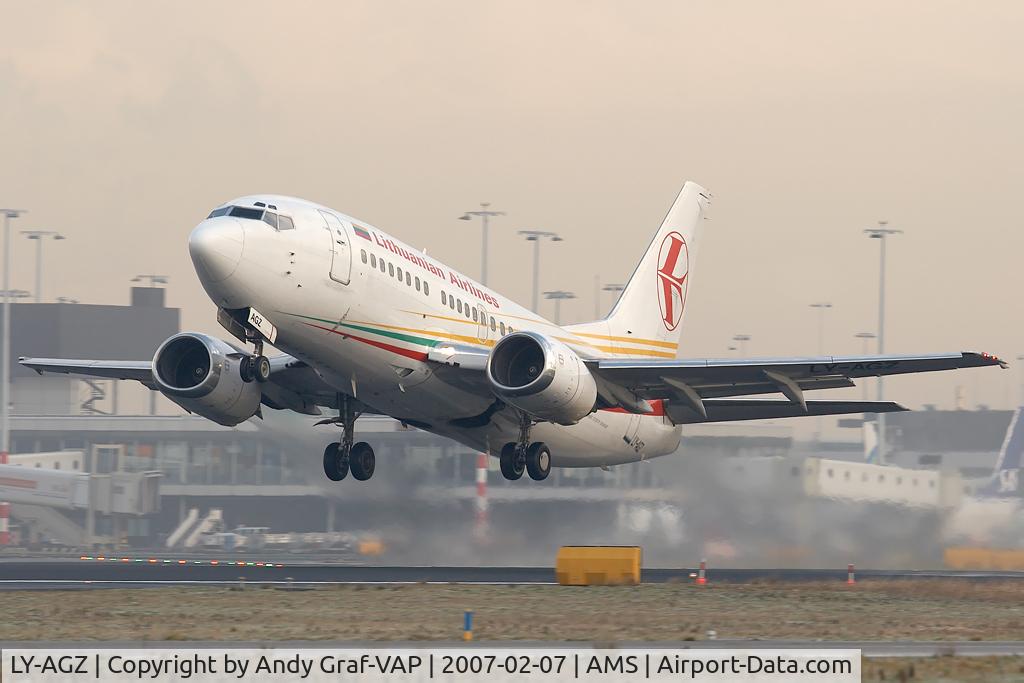 LY-AGZ, 1996 Boeing 737-524 C/N 26340, Lithuanian Airlines 737-300