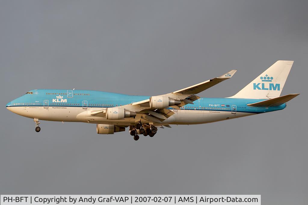PH-BFT, 1997 Boeing 747-406BC C/N 28459, KLM 747-400