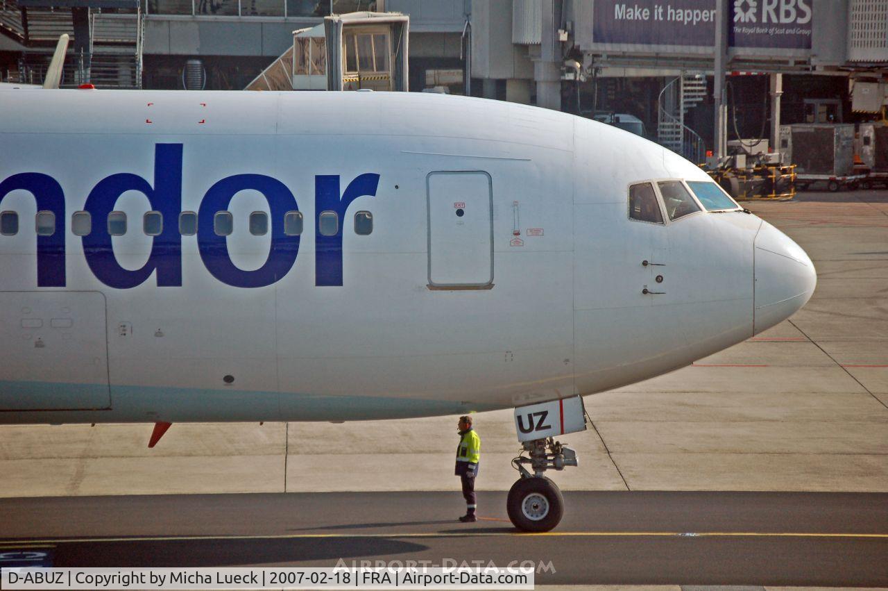 D-ABUZ, 1991 Boeing 767-330/ER C/N 25209, Push-back completed