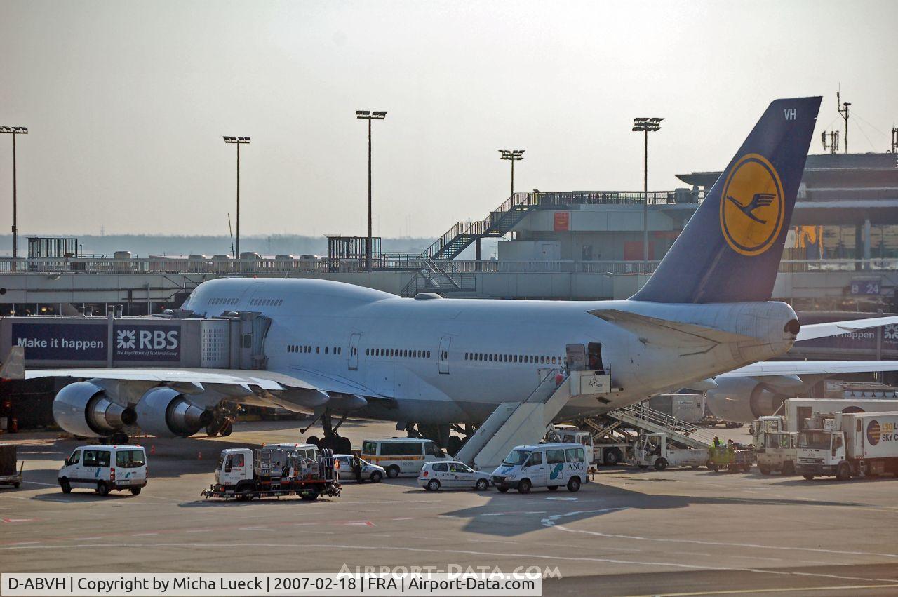 D-ABVH, 1991 Boeing 747-430 C/N 25045, At Frankfurt
