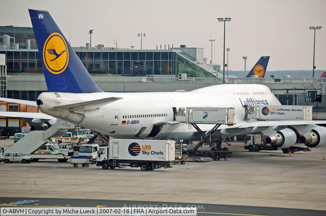 D-ABVH, 1991 Boeing 747-430 C/N 25045, At Frankfurt