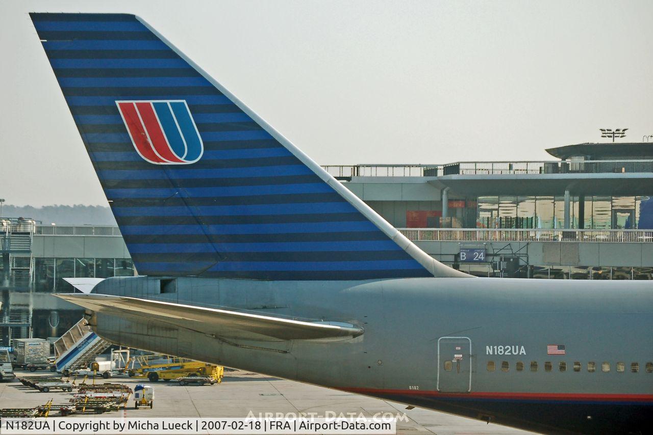 N182UA, 1991 Boeing 747-422 C/N 25279, Push-back completed