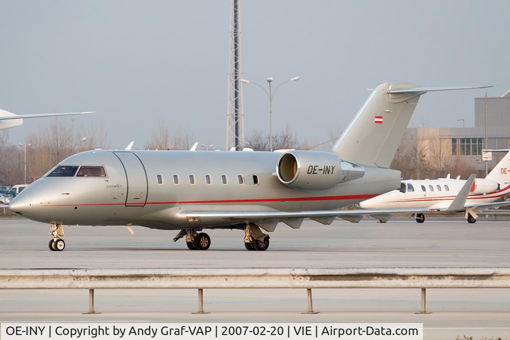 OE-INY, 2006 Bombardier Challenger 604 (CL-600-2B16) C/N 5644, Vistajet CL604