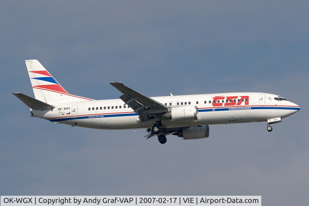 OK-WGX, 1991 Boeing 737-436 C/N 25349, CSA 737-400