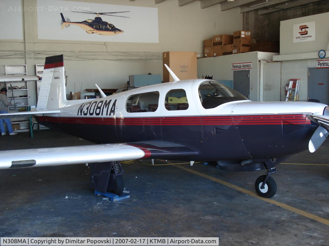 N308MA, 1997 Mooney M20K C/N 25-2008, Tamiami Airport