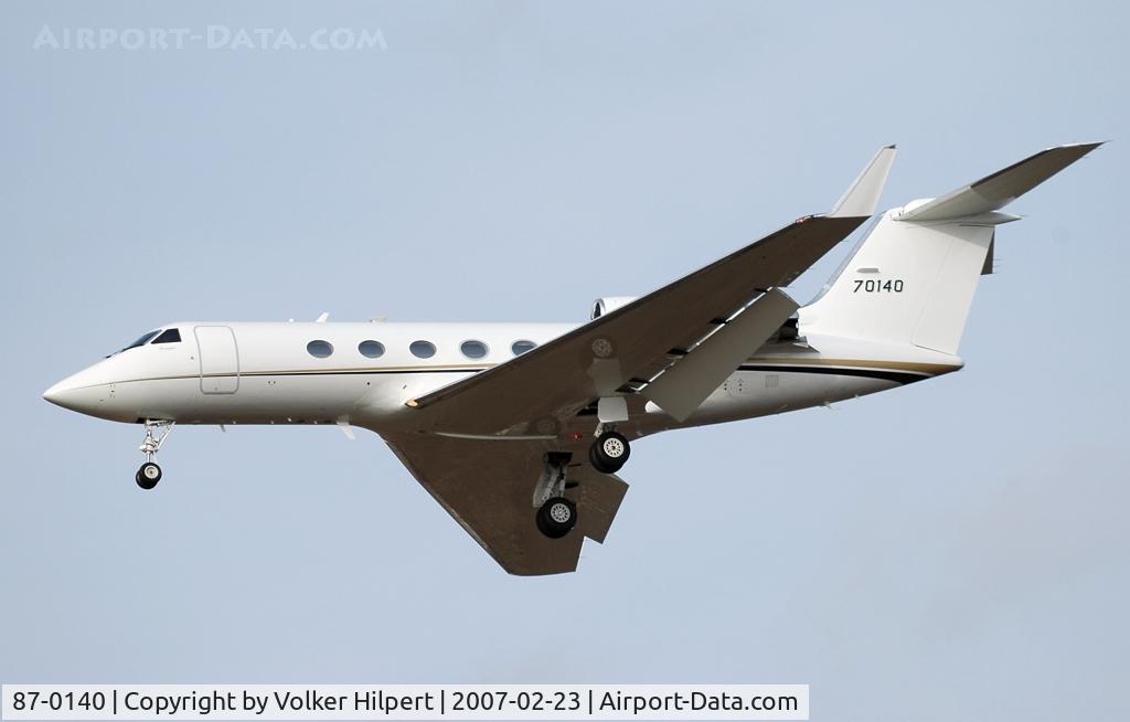 87-0140, Gulfstream Aerospace C-20E (Gulfstream III) C/N 498, Gulfstream GIII C-20E