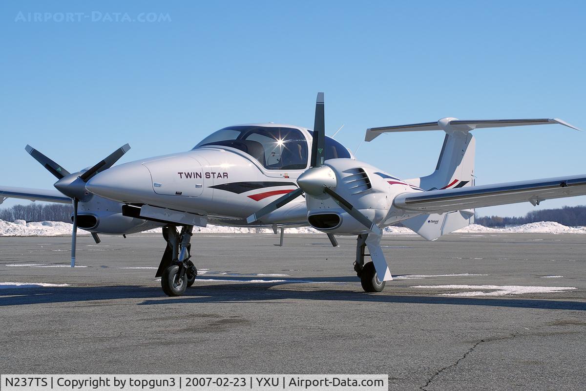N237TS, Diamond DA-42 Twin Star C/N 42.AC037, Parked at Ramp III