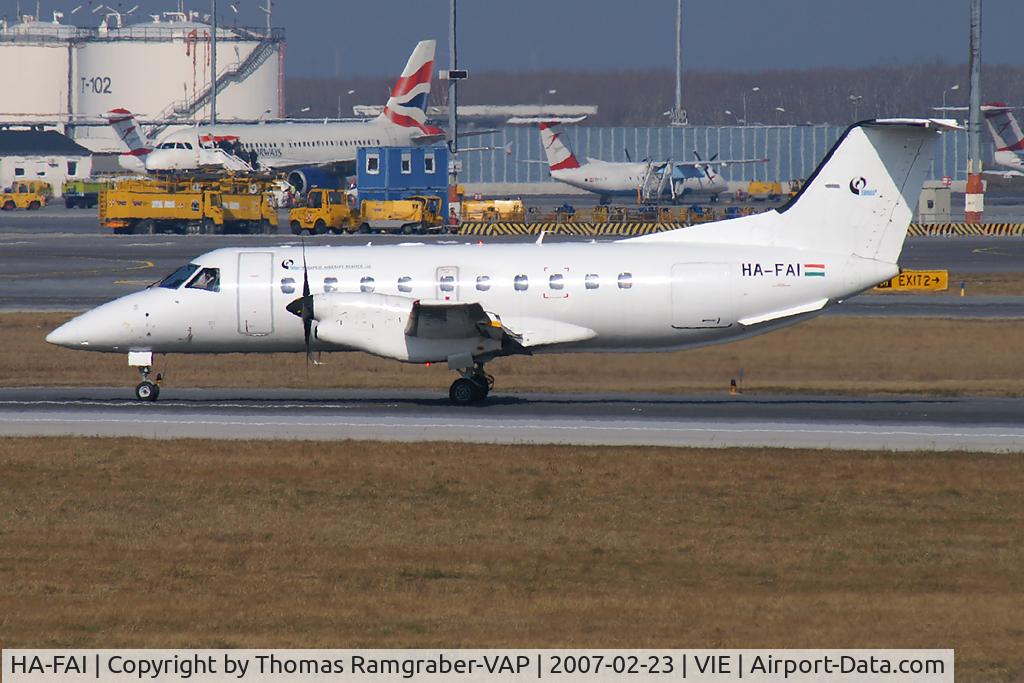 HA-FAI, 1989 Embraer EMB-120ER Brasilia C/N 120123, Budapest Aircraft Service Embraer 120