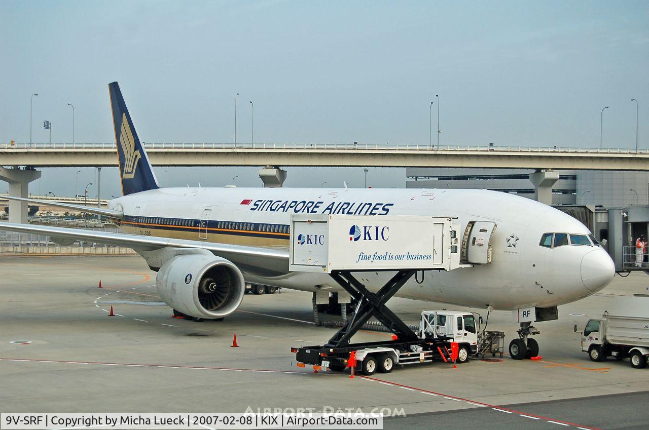 9V-SRF, 2001 Boeing 777-212/ER C/N 28521, At Kansai
