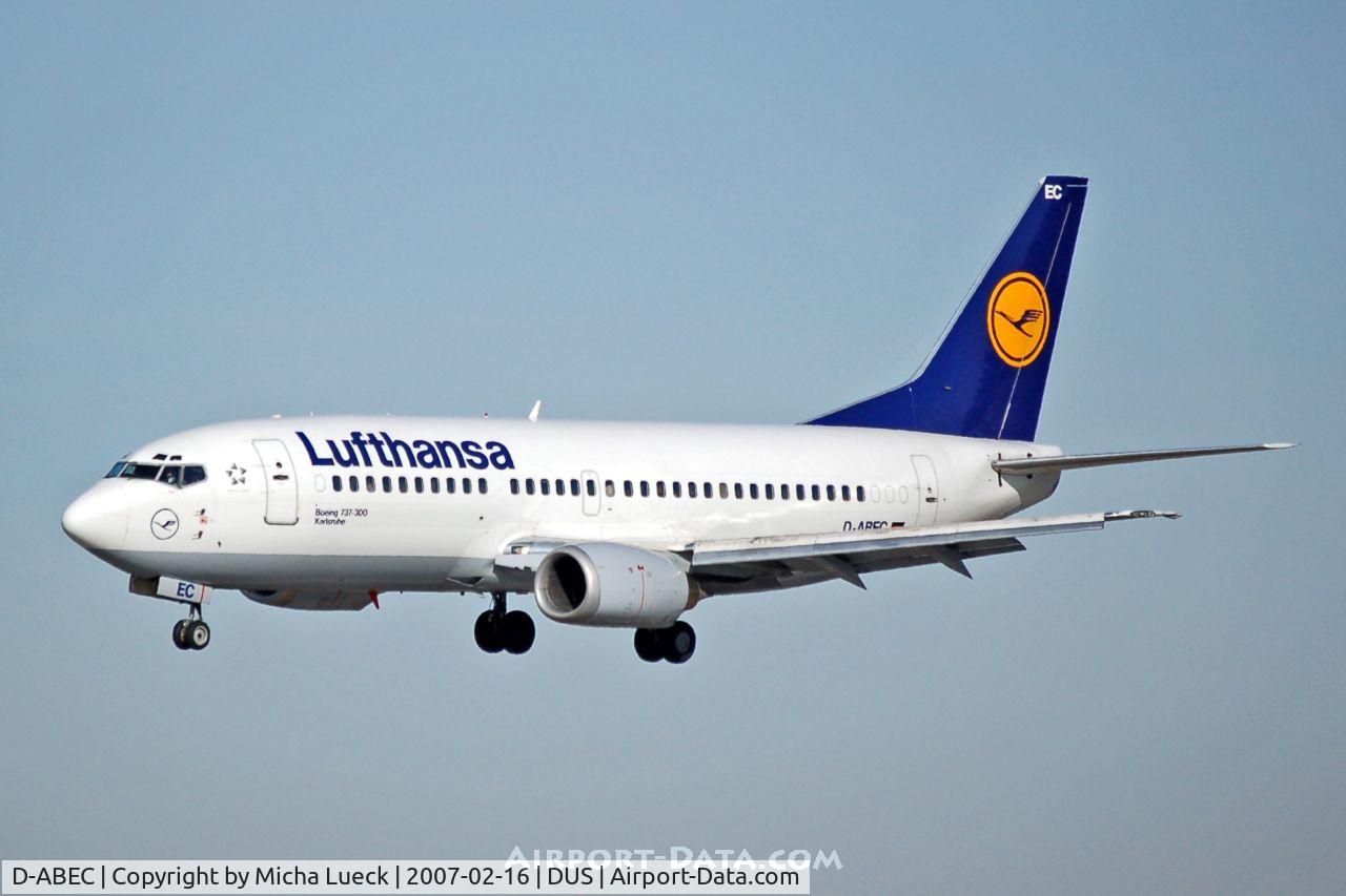 D-ABEC, 1991 Boeing 737-330 C/N 25149, B 737-300 