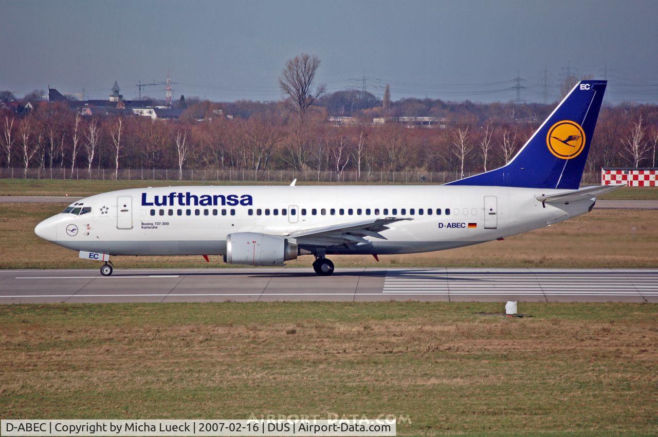 D-ABEC, 1991 Boeing 737-330 C/N 25149, Take-off run