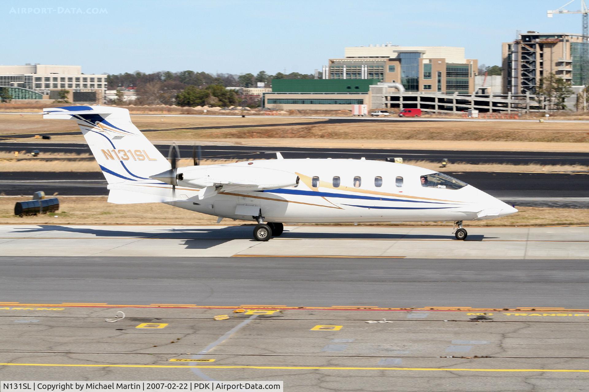 N131SL, 2005 Piaggio P-180 C/N 1097, Taxing to Runway 2R