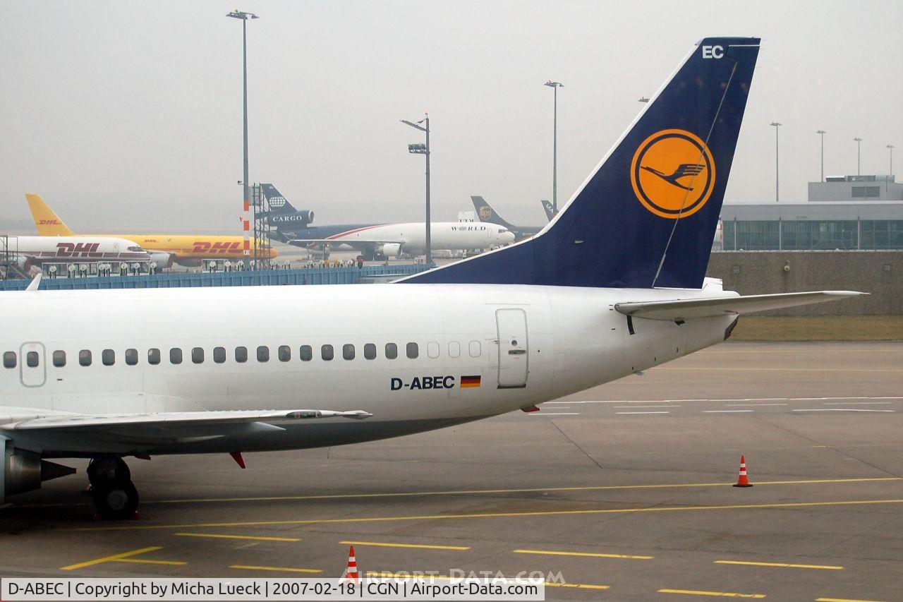 D-ABEC, 1991 Boeing 737-330 C/N 25149, Foggy morning