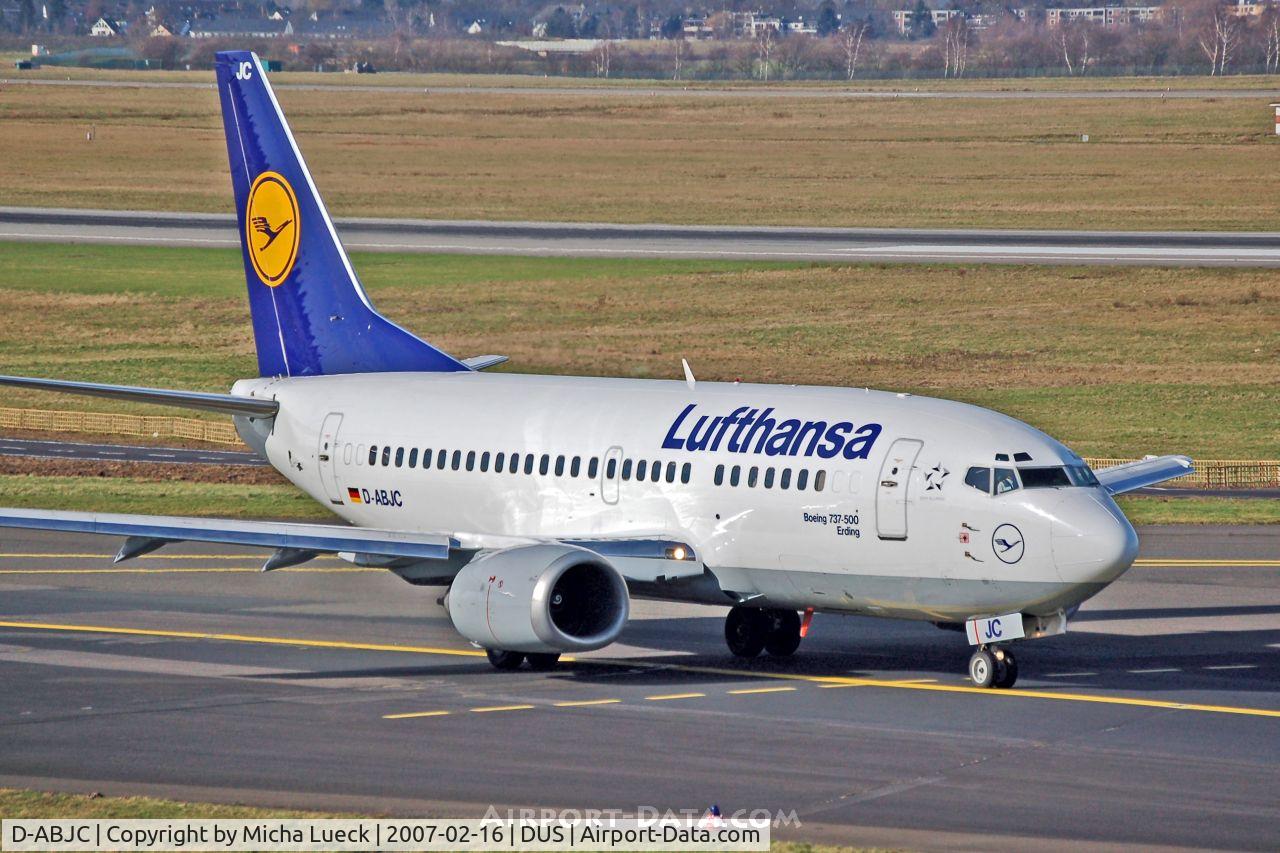 D-ABJC, 1991 Boeing 737-530 C/N 25272, Taxiing to the runway