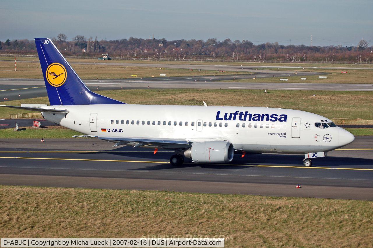 D-ABJC, 1991 Boeing 737-530 C/N 25272, Taxiing to the runway